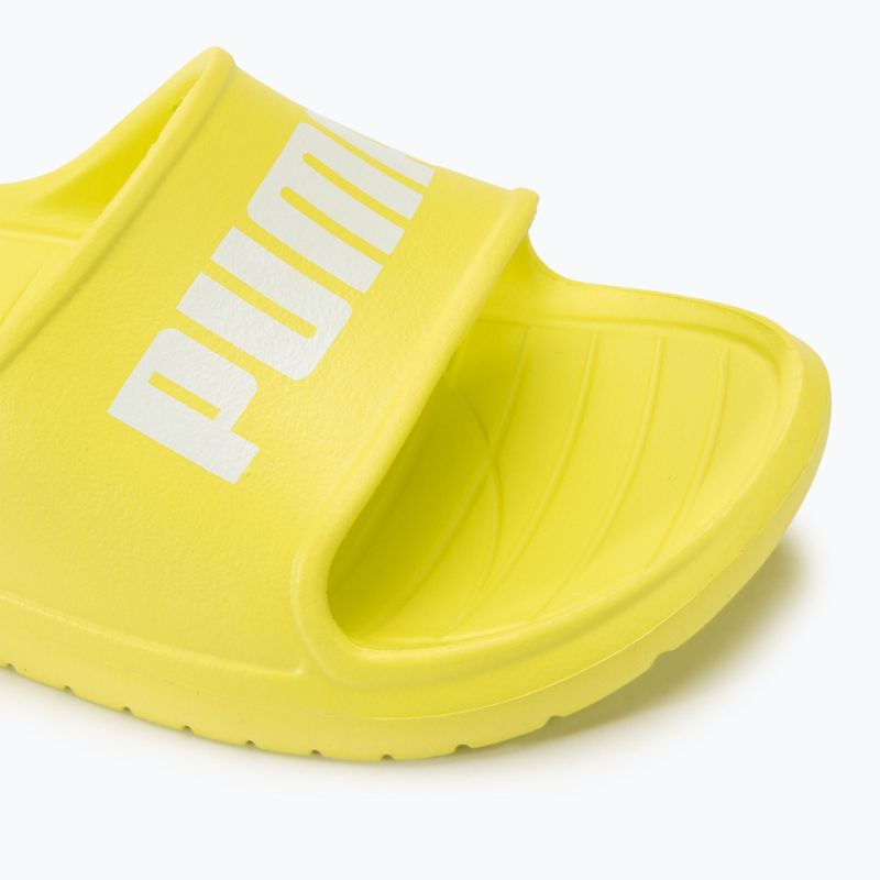 PUMA Divecat v2 Lite lime sheen/puma white slides 7