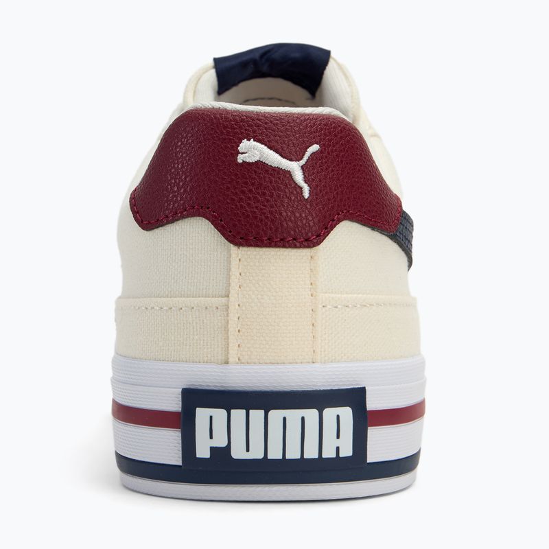 PUMA Court Classic Vulc FS children's shoes warm white/puma navy/sugared almond 6