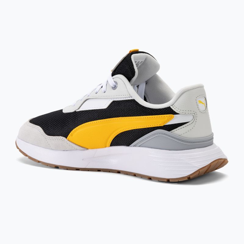 PUMA Runtamed Plus black/yellow sizzle/feather gray/gray fog/white shoes 3