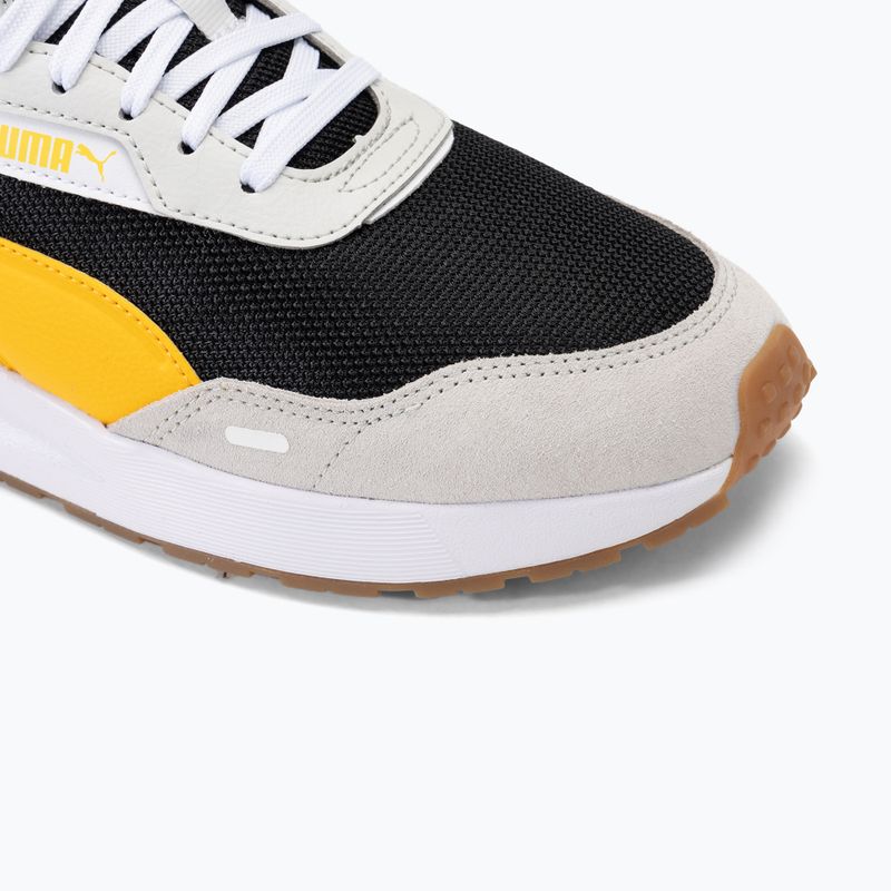 PUMA Runtamed Plus black/yellow sizzle/feather gray/gray fog/white shoes 7