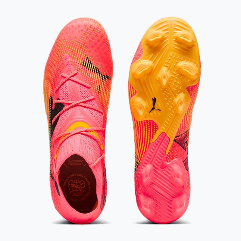 PUMA Future 7 Ultimate FG/AG sunset glow/puma black/sun stream football boots 11