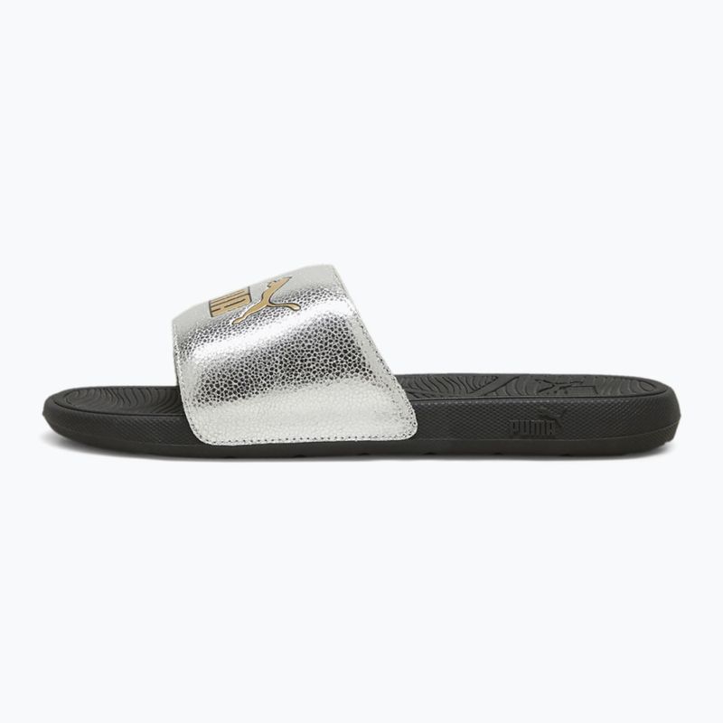 PUMA Cool Cat 2.0 Metallic Shine slides puma silver/puma gold/puma black 9