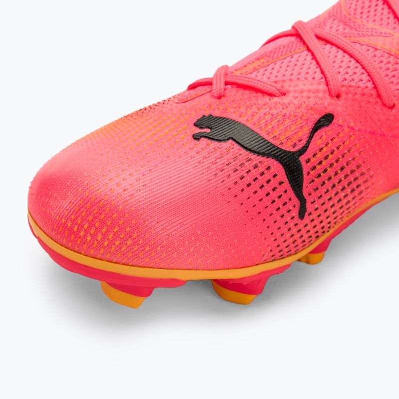 PUMA Future 7 Match FG/AG Jr children's football boots sunset glow/puma black/sun stream 7