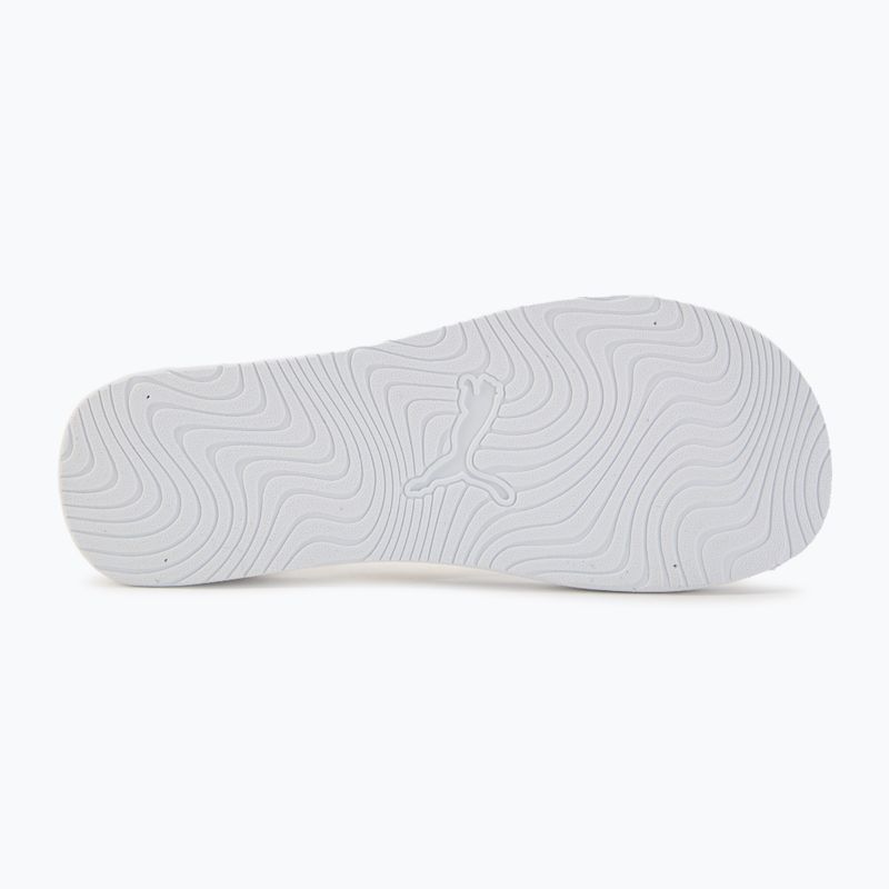 Women's PUMA Sandy Flip Metallic Shine flip flops puma white/puma gold 4