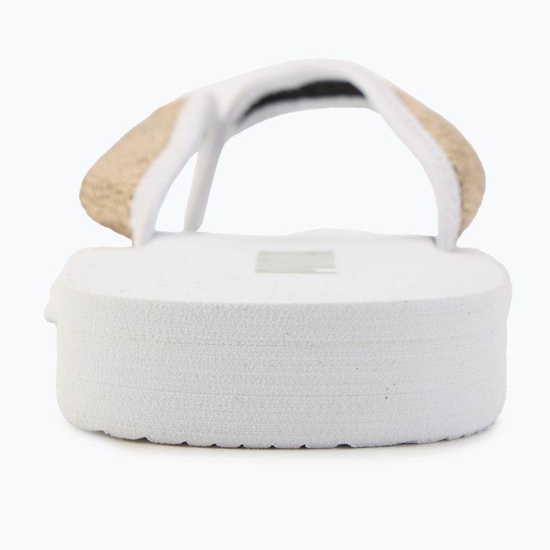 Women's PUMA Sandy Flip Metallic Shine flip flops puma white/puma gold 6