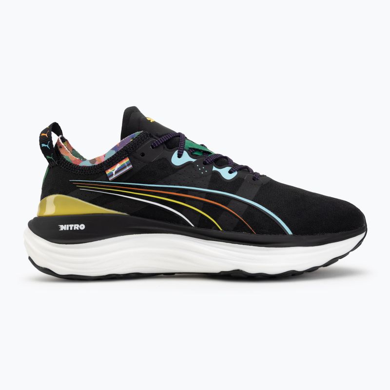 Women's running shoes Puma ForeverRun Nitro Love Marathon black/green/blue/orange/yellow/white 2
