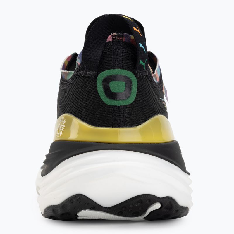 Women's running shoes Puma ForeverRun Nitro Love Marathon black/green/blue/orange/yellow/white 6