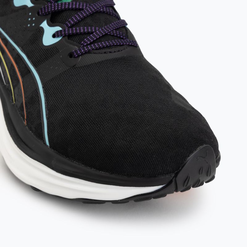 Women's running shoes Puma ForeverRun Nitro Love Marathon black/green/blue/orange/yellow/white 7