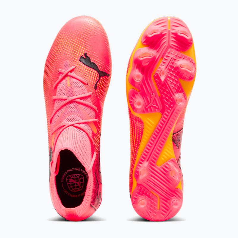 PUMA Future 7 Match FG/AG sunset glow/puma black/sun stream football boots 11