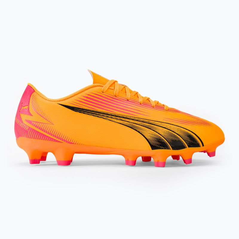 PUMA Ultra Play FG/AG sunset glow/puma black/sun stream football boots 2