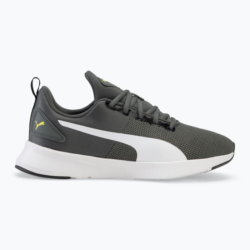 PUMA Flyer Runner children's shoes mineral gray/puma white/puma black 2