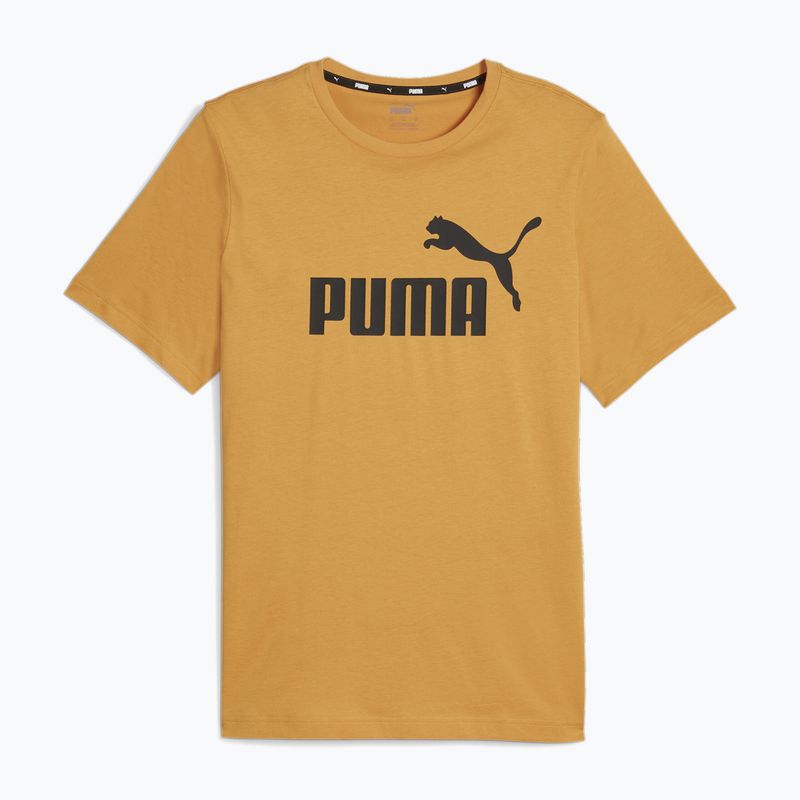 Men's PUMA Es Logo Tee (S) ginger tea T-shirt