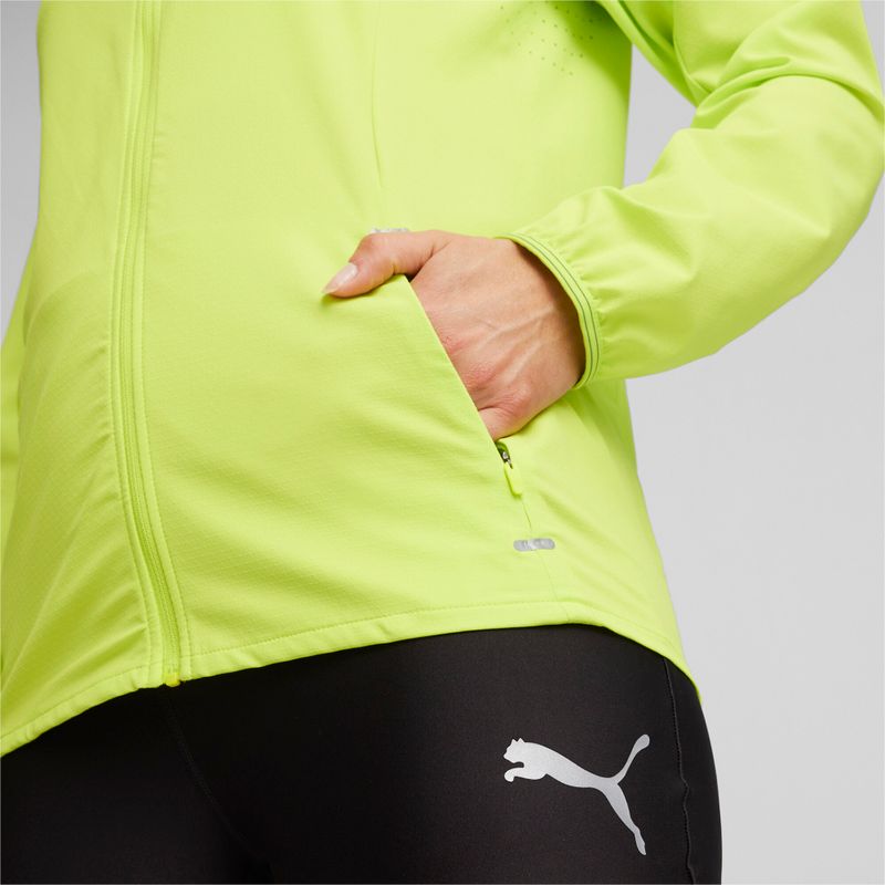 Women's running jacket PUMA Run Elite Ultraweave lime pow 7