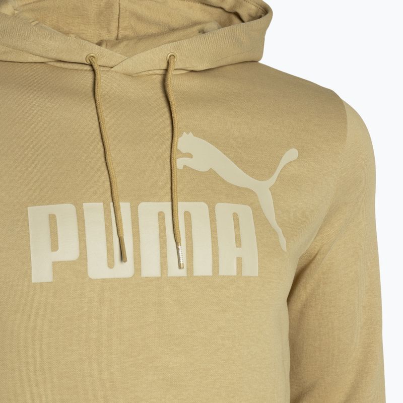 Men's PUMA Essentials Big Logo Hoodie FL prairie tan sweatshirt 7