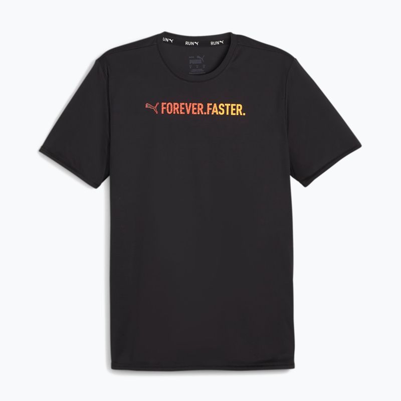 Men's PUMA Run Favorite Graphic black running shirt