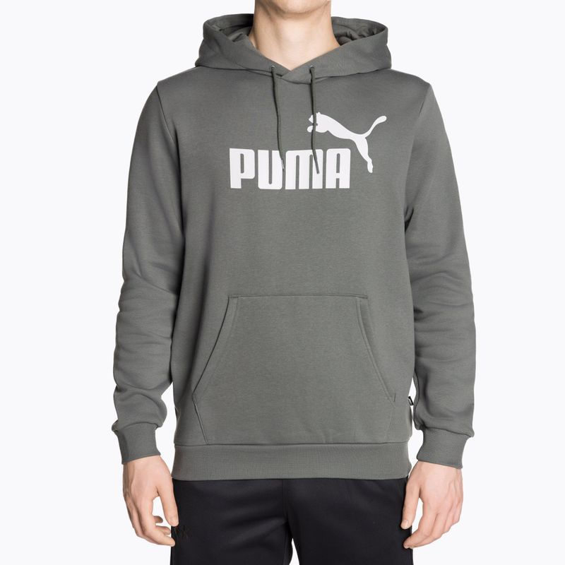 Men's PUMA Essentials Big Logo Hoodie FL mineral gray