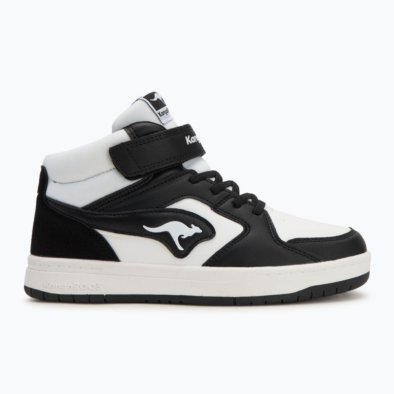 KangaROOS K-CP Hogan EV jet black/white children's shoes 2