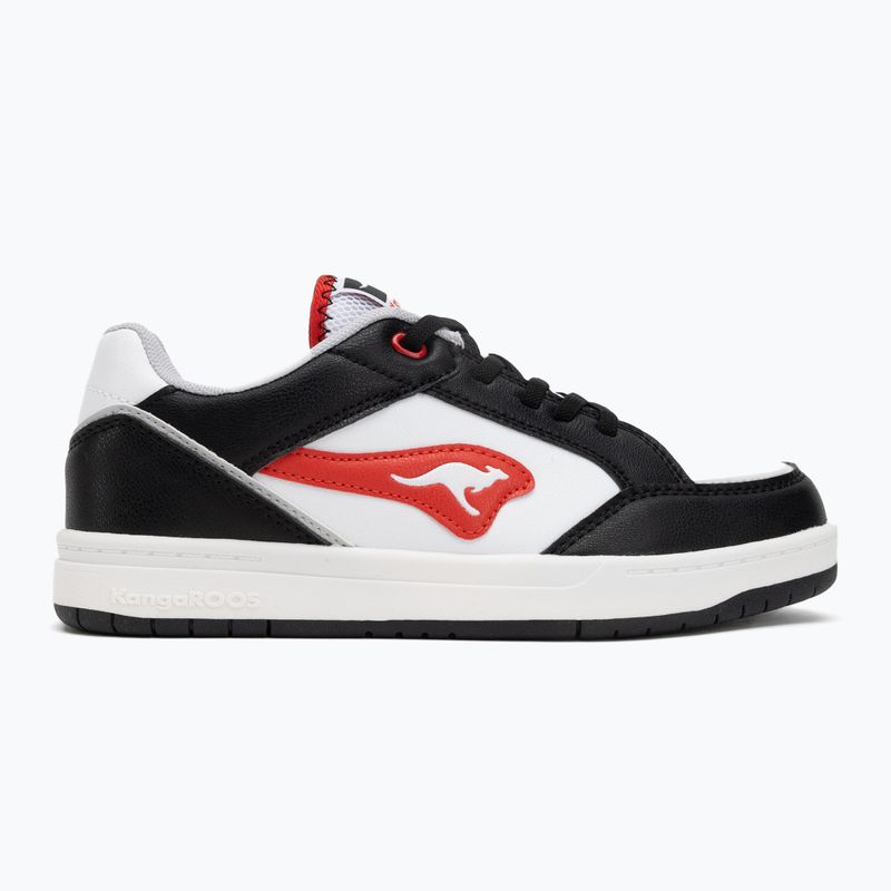 KangaROOS K-CP Dallas jet black/fiery red children's shoes 2