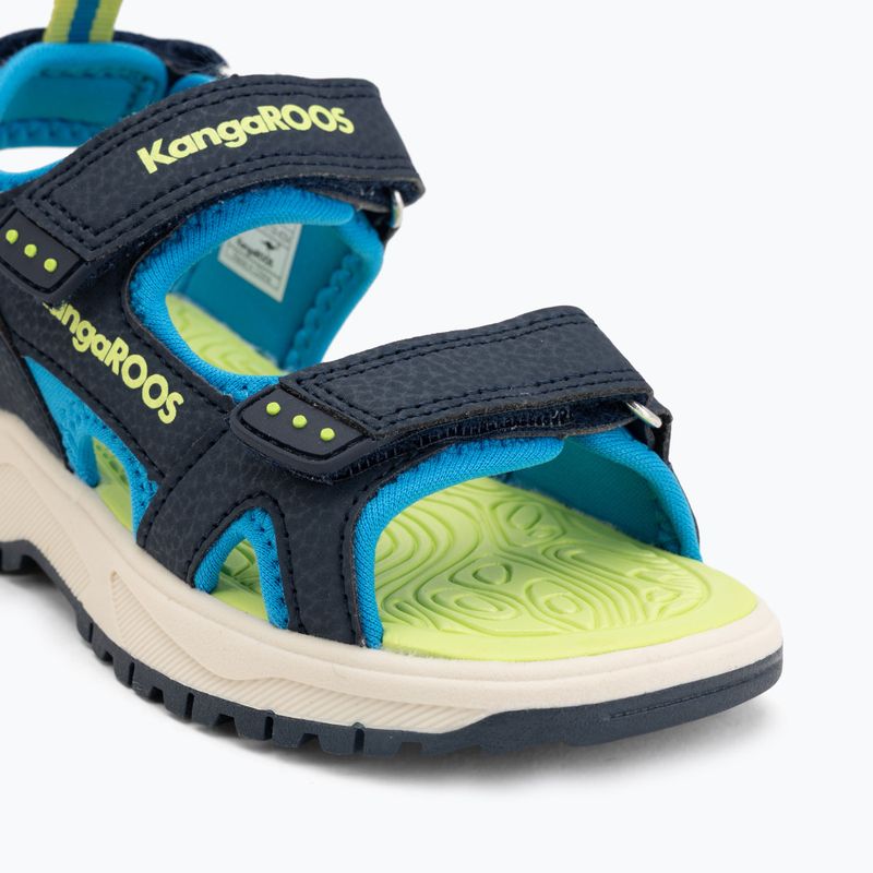 Children's sandals Kangaroos K-AS Ture dk navy/lime 7