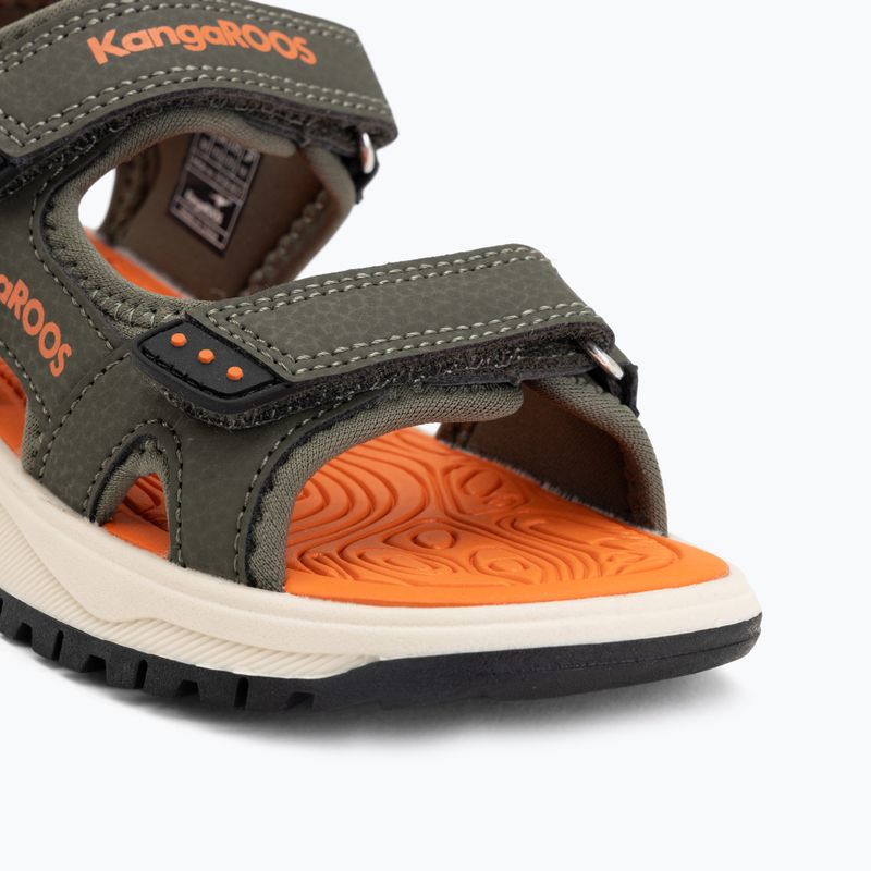 Children's sandals Kangaroos K-AS Ture olive/flame 7
