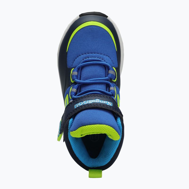 Children's shoes KangaROOS K-XI Creed Mid EV dk navy / lime 12