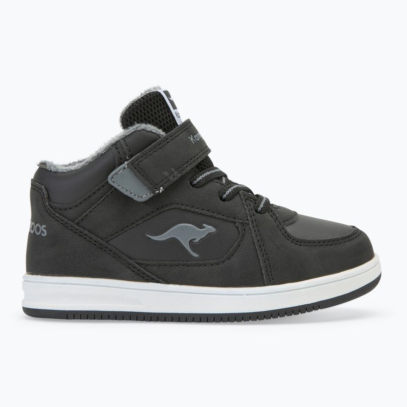 KangaROOS K-CPI Kalino Mid EV jet black / steel grey children's shoes 2