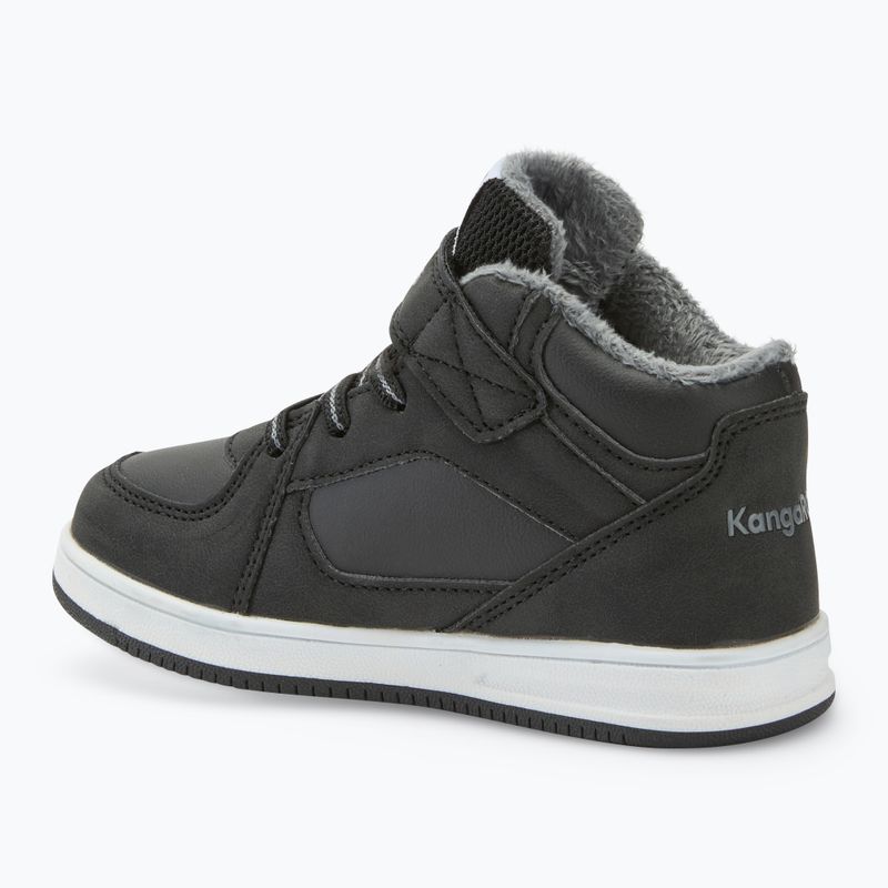 KangaROOS K-CPI Kalino Mid EV jet black / steel grey children's shoes 3