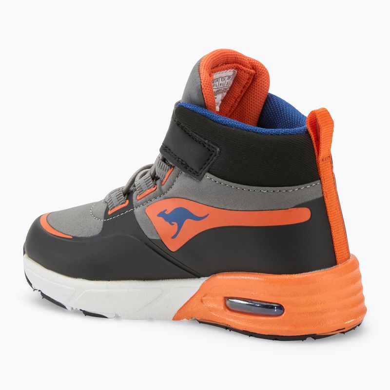 Children's shoes KangaROOS K-XI Creed Mid EV charcoal / flame 3