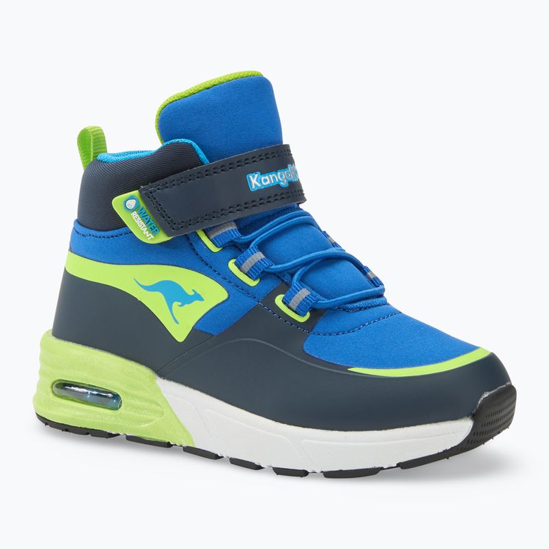 Children's shoes KangaROOS K-XI Creed Mid EV dk navy / lime