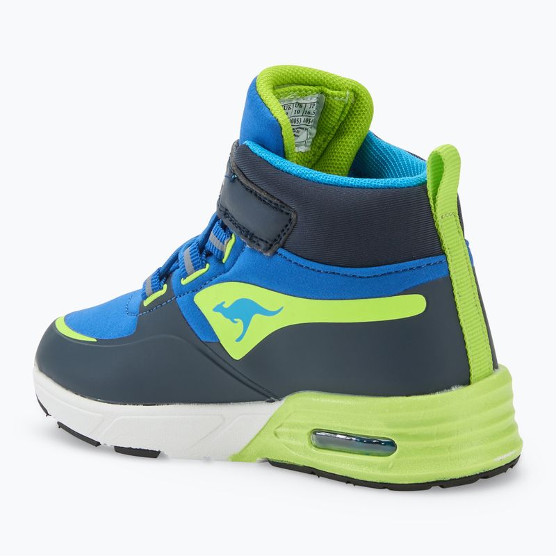 Children's shoes KangaROOS K-XI Creed Mid EV dk navy / lime 3