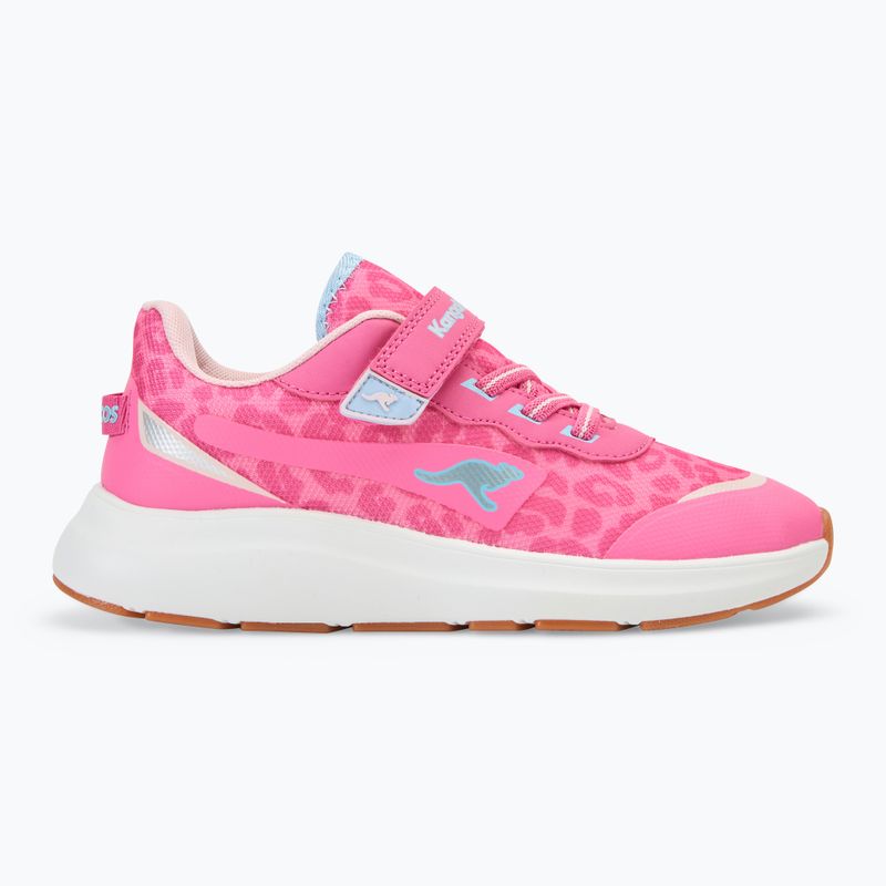 KangaROOS KB-Fancy EV daisy pink / blue sky children's shoes 2