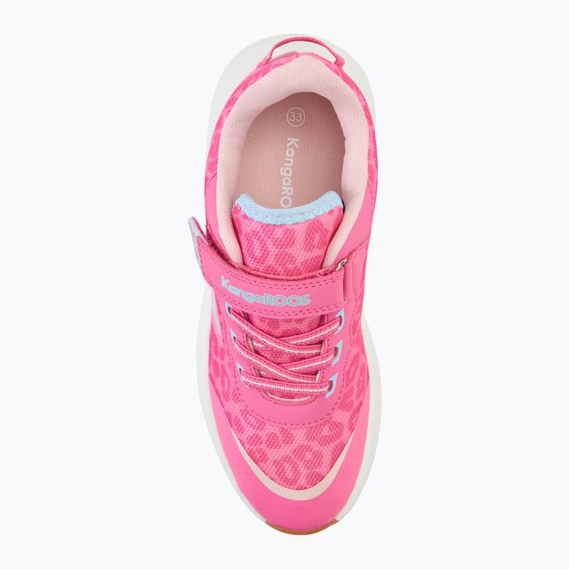 KangaROOS KB-Fancy EV daisy pink / blue sky children's shoes 5