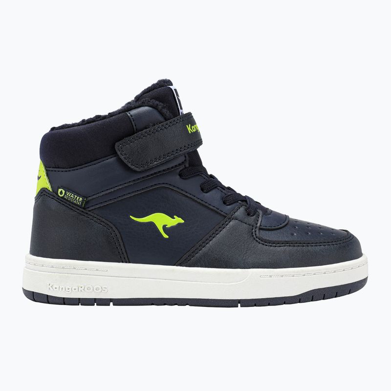 KangaROOS children's shoes K-CP Bound Mid EV dark navy / lime