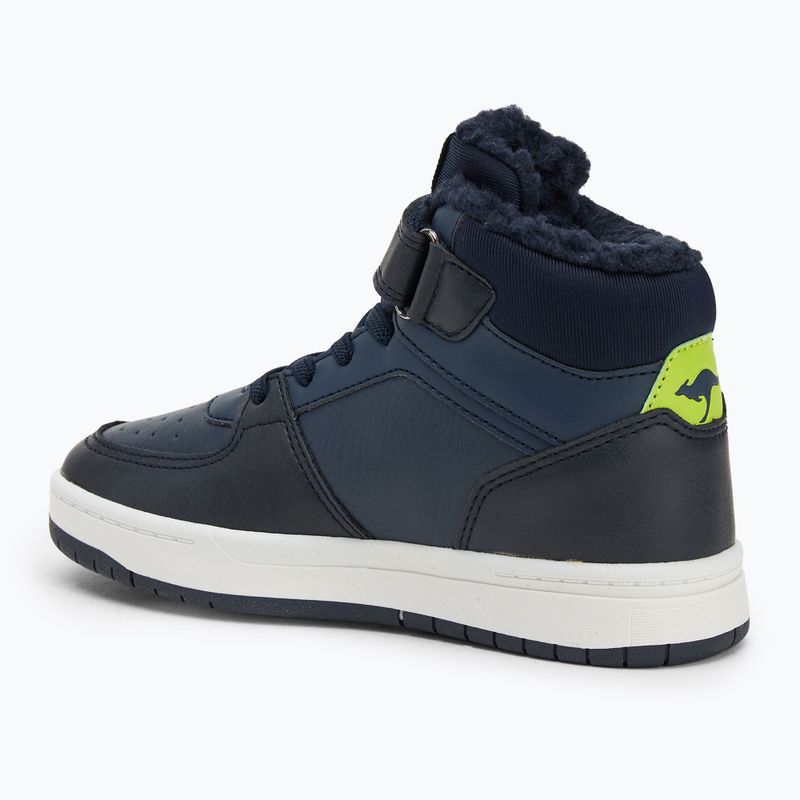 KangaROOS children's shoes K-CP Bound Mid EV dark navy / lime 3