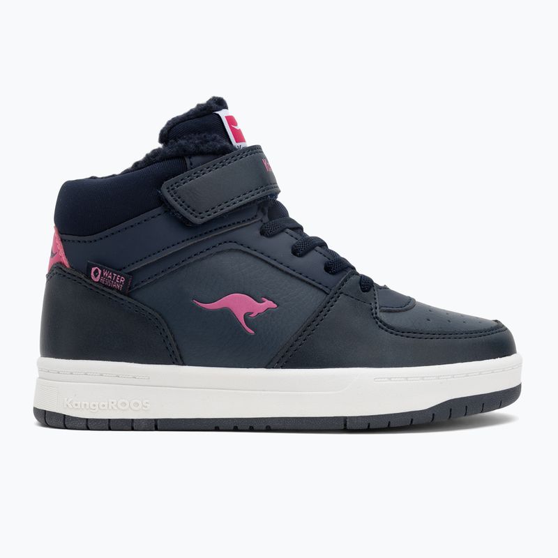KangaROOS children's shoes K-CP Bound Mid EV dark navy/daisy pink 2