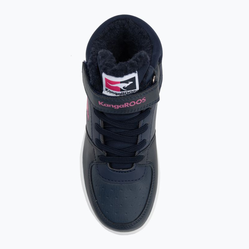 KangaROOS children's shoes K-CP Bound Mid EV dark navy/daisy pink 5