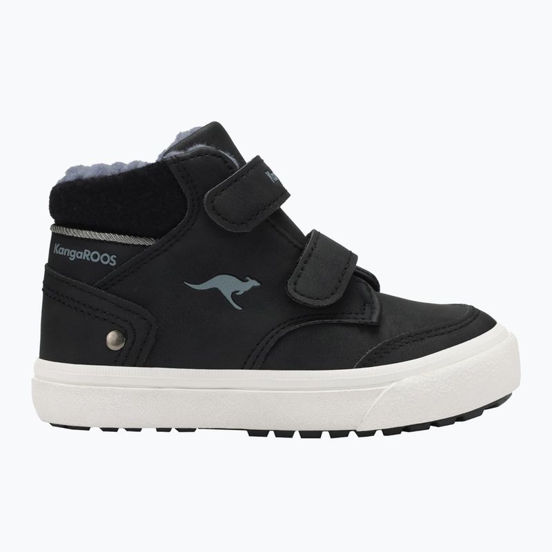 KangaROOS KaVu Primo V jet black / steel grey children's shoes 8