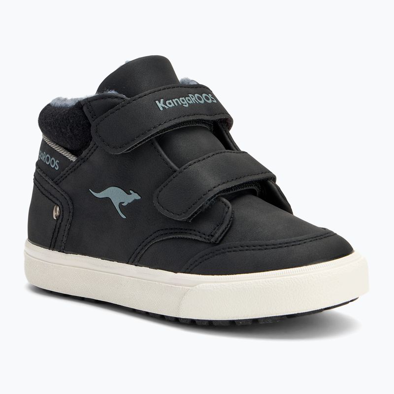 KangaROOS KaVu Primo V jet black / steel grey children's shoes