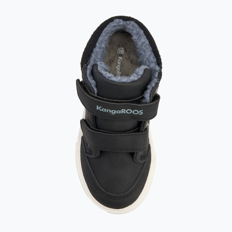 KangaROOS KaVu Primo V jet black / steel grey children's shoes 5