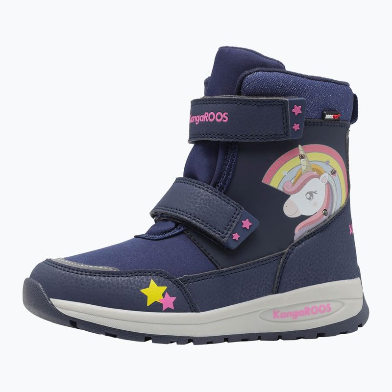 KangaROOS K-MJ Edison EV RTX SL junior snow boots dk navy / daisy pink 9