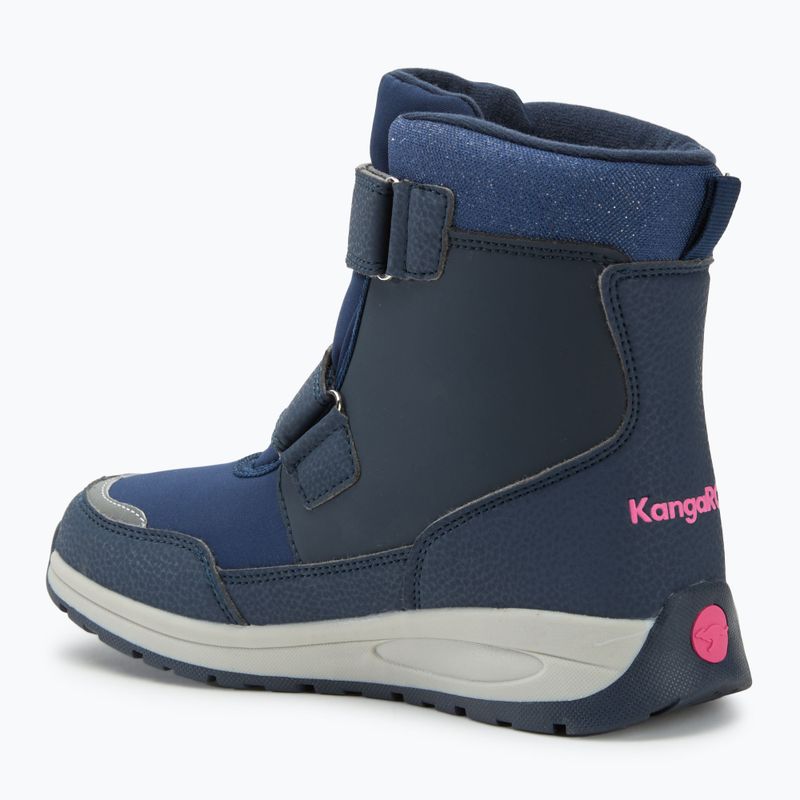 KangaROOS K-MJ Edison EV RTX SL junior snow boots dk navy / daisy pink 3