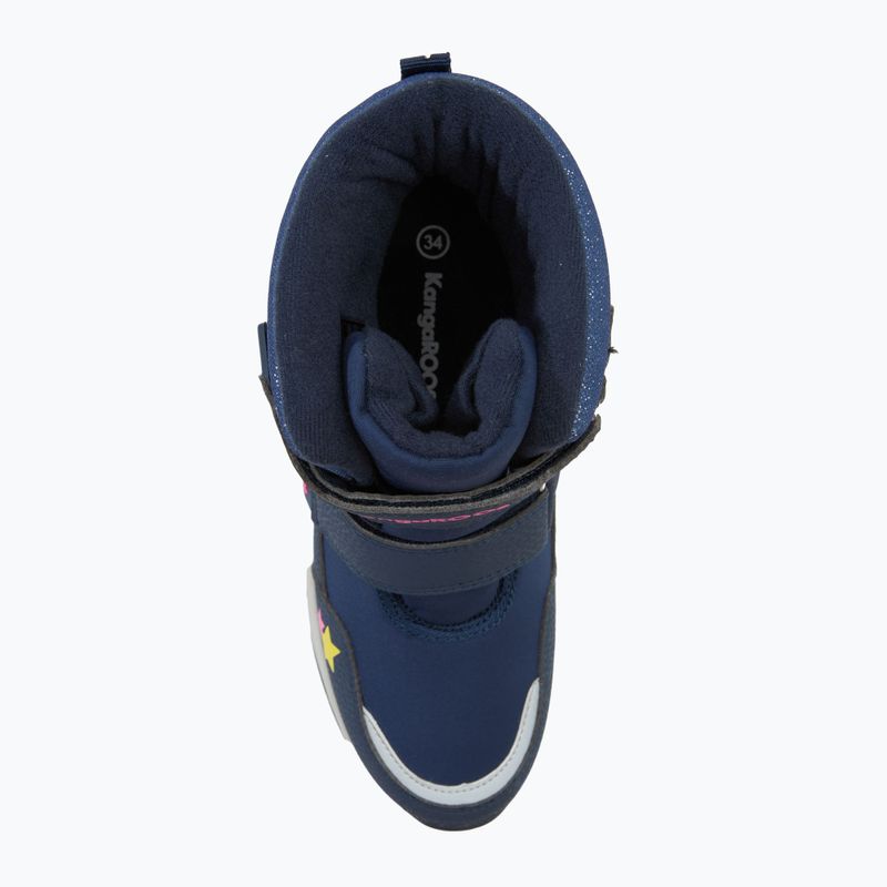 KangaROOS K-MJ Edison EV RTX SL junior snow boots dk navy / daisy pink 5