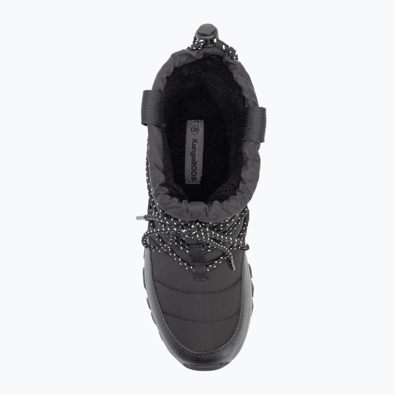 Women's snow boots KangaROOS K-FW Shego jet black / steel grey 5