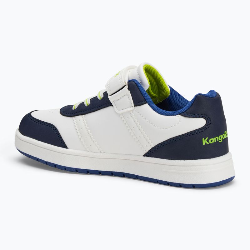 KangaROOS K-CA Shaggy EV dark navy/lime children's shoes 3