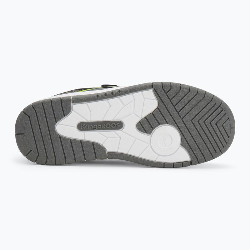 KangaROOS K-CP Bounder EV steel grey/neon green children's shoes 4