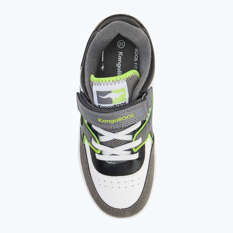 KangaROOS K-CP Bounder EV steel grey/neon green children's shoes 5
