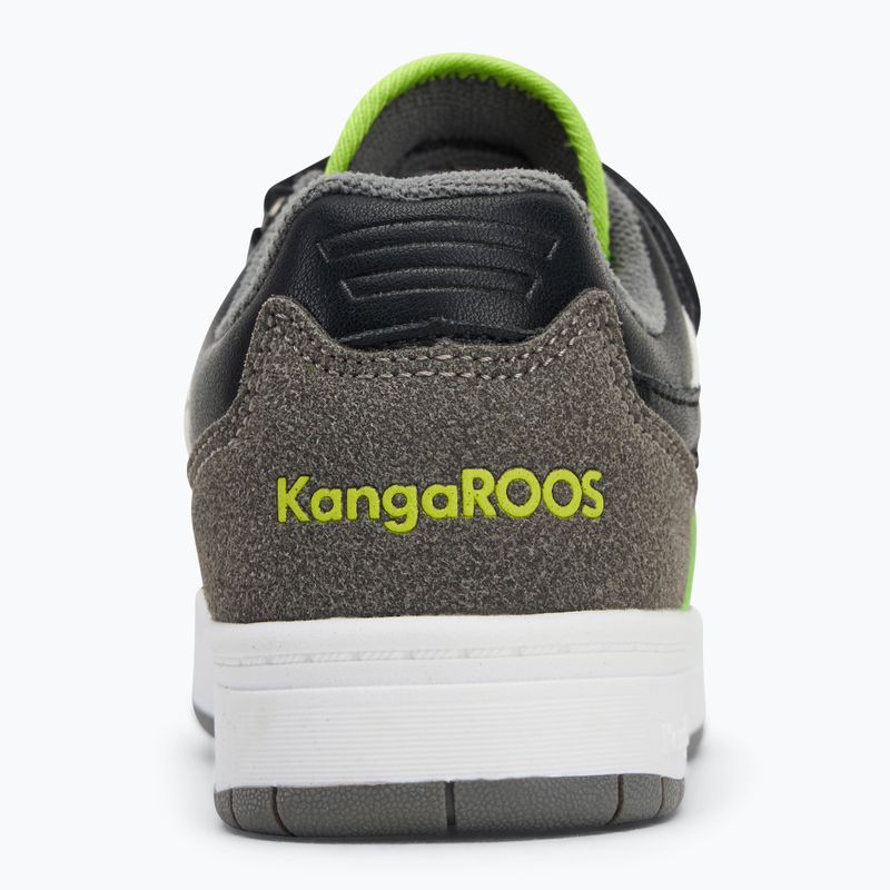 KangaROOS K-CP Bounder EV steel grey/neon green children's shoes 6