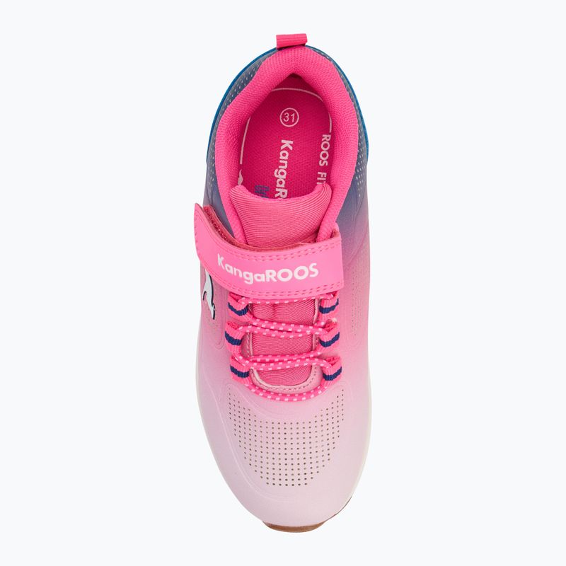 KangaROOS KX-Bases EV neon pink/white children's shoes 5