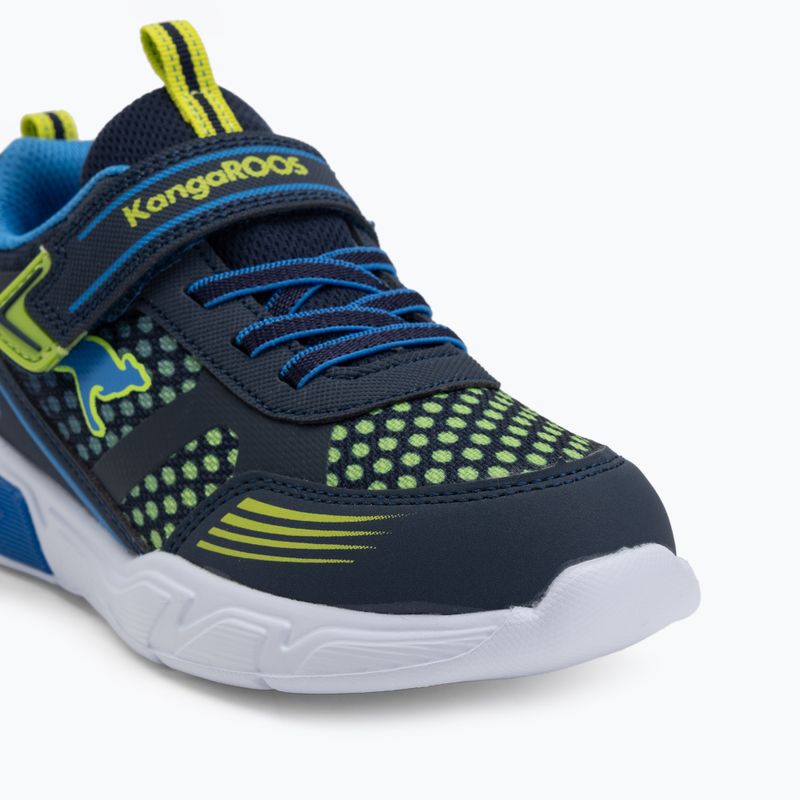 KangaROOS K-SLB Naro EV dark navy/lime children's shoes 7