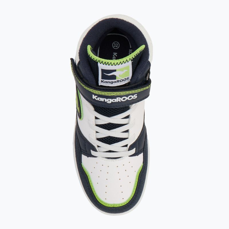 KangaROOS K-CP Dunkin Mid EV dark navy/lime children's shoes 5